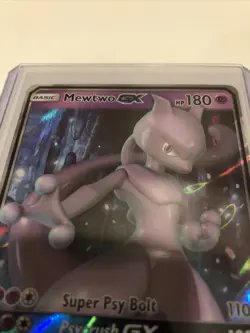 Pokemon TCG Mewtwo GX Hidden Fates 31/68 Holo Ultra Rare NM - Image 3