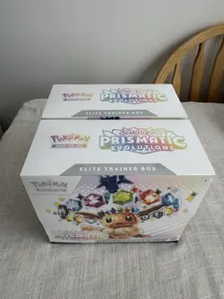 2 Pokemon Prismatic Evolutions Elite Trainer Box ETB Sealed - READ DESC - Image 1