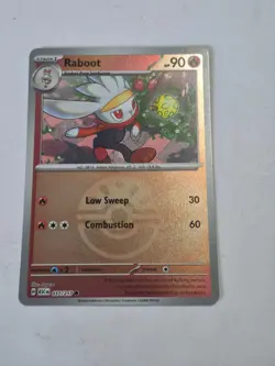 Raboot (Friend Ball) 037/217 Common ME: Ascended Heroes Pokemon Reverse Holo NM - Image 1