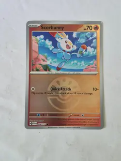Scorbunny (Friend Ball) 036/217 Common Ascended Heroes Pokemon Reverse Holo NM - Image 1