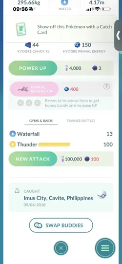 Pokemon Go Legendary Kyorge ( Normal ) ( 2018 ) - Image 2