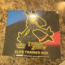 Pokemon Crown Zenith Elite Trainer Box Sword & Shield Factory Sealed ETB(Torn) - Image 1