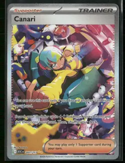2026 Pokemon Ascended Heroes Special Illustration Rare Canari 291/217 - Image 1