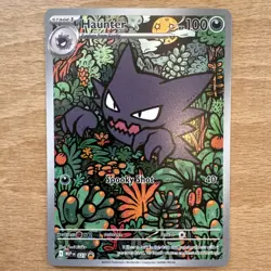 Pokemon TCG Haunter 027 Black Star Promo Card - Image 1