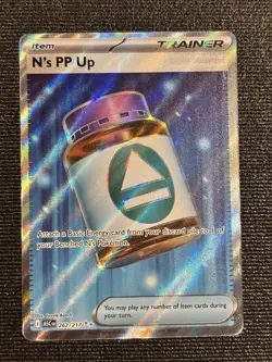 N's PP Up 262/217 Ascended Heroes Full Art Ultra Rare Holo Pokemon Card NM - Image 1