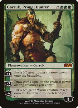 MTG Garruk, Primal Hunter [M12] #174 en - Image 1