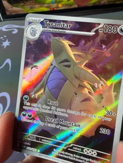 Tyranitar - 222/193 - Paldea Evolved - Pokemon Illustration Rare TCG NM Card - Image 4