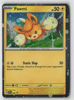 Pawmi (Cosmos Holo) 040 Holo Promo Scarlet & Violet Promo Pokemon Holo Near Mint - Image 1