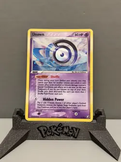 Pokemon TCG Unown D Holo EX Unseen Forces - MP - Image 1