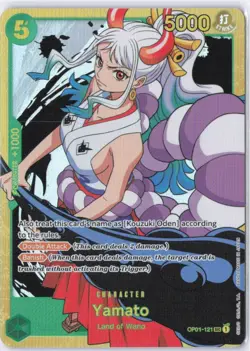 ROMANCE DAWN- Yamato OP01-121 SEC - One Piece TCG - Near-Mint NM English - Image 1