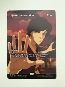 Heroic Intervention Screenshot Borderless MTG Magic Gathering Card NM Mint TLE - Image 1