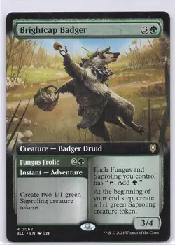 Brightcap Badger (Extended Art) 62 R BLC NM - Image 1
