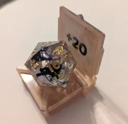Magic The Gathering TMNT Turtle Power Serialized Spindown Die with D20 Pizza Box - Image 3