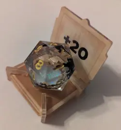 Magic The Gathering TMNT Turtle Power Serialized Spindown Die with D20 Pizza Box - Image 5