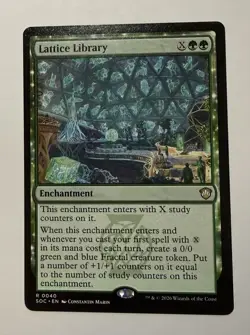 Lattice Library 40 SOC Commander: Secrets of Strixhaven Magic MTG NM - Image 1