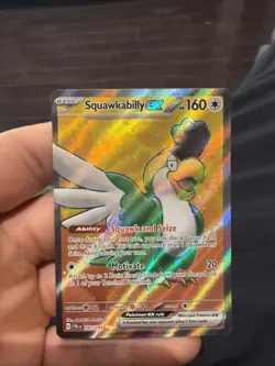 Squawkabilly ex - 247/193 Paldea Evolved FULL ART Pokemon - NM/MINT - Image 1