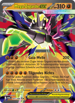 Mega-Zygarde-ex Optimale Ordnung 047 Doppelselten Pokemon TCG - Image 1