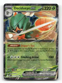 Decidueye ex 012/088 - Perfect Order - Pokemon Card NM/M - Image 1