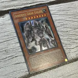 Yu-Gi-Oh! The Lost Millenium TLM-EN006 Ancient Gear Golem Ultra 1st Edition - Image 4