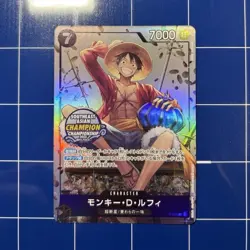 One Piece Monkey D. Luffy P-075 2023 Southeast Asia Champion Championship Promo - Image 1