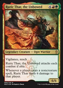 MTG Ruric Thar, the Unbowed - Foil, Ravnica Allegiance Guild Kits, Heavily Playe - Image 1