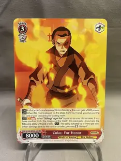 Weiss Schwarz Avatar Zuko For Honor ATLA/WX04-049 RR - Image 1