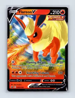 Flareon V SWSH149 Holo Promo Sword & Shield Promo Pokemon Near Mint - Image 1