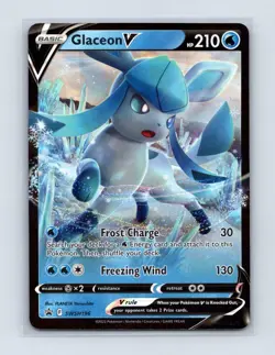 Glaceon V SWSH196 Holo Promo Sword & Shield Promo Pokemon Near Mint - Image 1