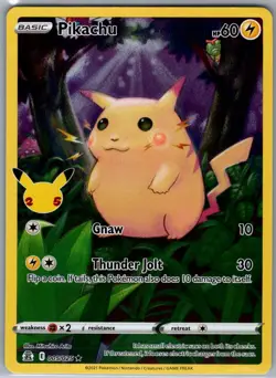 Pikachu 005/025 Celebrations - Pokemon Card - NM - Image 1