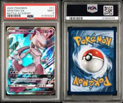 Pokemon Mewtwo GX 031/068 Battle Academy PSA 9 Promo Stamped Holo Psychic - Image 3