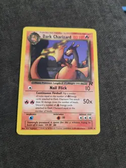 Pokemon Dark Charizard 21/82 Non-Holo Card WOTC Great Condition (1999-2000) - Image 1