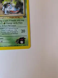 Pokemon Erika's Venusaur 4/132 | Gym Challenge Inglese | Good - Image 2