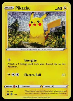 Pokemon Card - Pikachu McDonald's Promos 2022 007/015 Holo Promo 2022 - Image 1