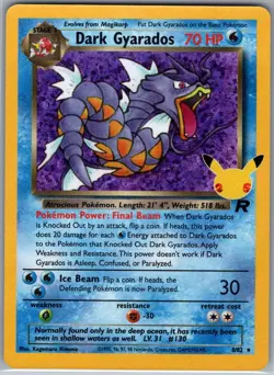 Dark Gyarados 8/82 Celebrations: Classic Collection - Pokemon Card - NM - Image 1