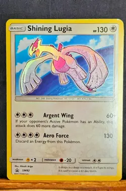 Pokemon Shining Lugia Black Star Promo SM82 2017 NM-LP+ - Image 1