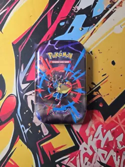 Pokemon TCG Mega Evolution Heroes Mini Tin Mega Lucario - Sealed - Image 1
