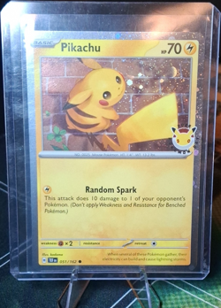 Pokemon Pikachu 051/162 & Mew 011/025 Celebrations Holo Lot 2 ENG. Grade Worthy - Image 1