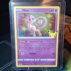 Pokemon Pikachu 051/162 & Mew 011/025 Celebrations Holo Lot 2 ENG. Grade Worthy - Image 3