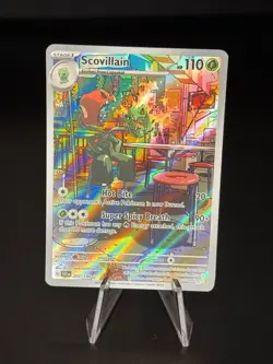 Scovillain 202/198 Illustration Rare Scarlet & Violet Pokemon Near Mint - Image 1
