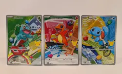 Pokemon First Partner Collection Kanto Set - Charmander, Squirtle #37, 38, 39 NM - Image 1