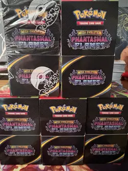 Pokemon Phantasmal Flames Half Booster Box Unsealed 6 Available - Image 1