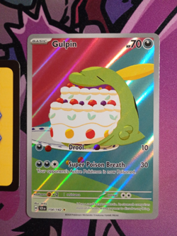 Gulpin 154/142 Illustration Rare Stellar Crown Near Mint Card Pokemon TCG - Image 1