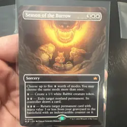 Season of the Burrow - Borderless - Bloomburrow -MTG - NM - Image 1