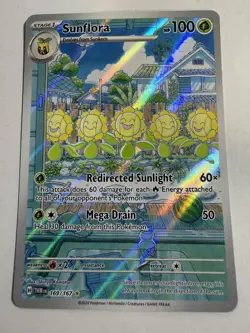 Pokemon - 169/167 - Sunflora - Twilight Masquerade NM - Image 1