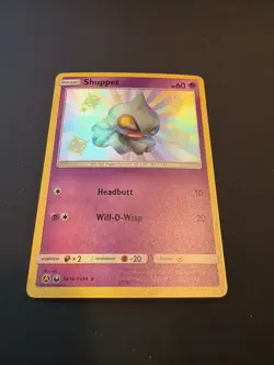Pokemon Shuppet SV16/SV94 SM Hidden Fates Shiny Vault Holo Rare MINT /NM - Image 4