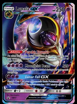 Pokemon Card - Lunala GX - Sun & Moon Promo SM17 Holo Promo - Image 1