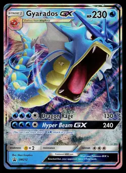 Pokemon Card - Gyarados GX - Sun & Moon Promo SM212 Holo Promo - Image 1