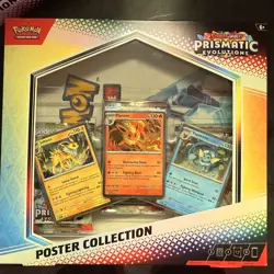 Pokemon Prismatic Evolutions Poster Collection S & V Eeveelutions! New & Sealed! - Image 1
