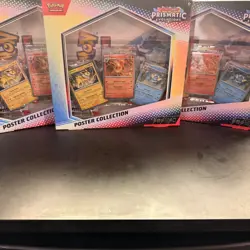 Pokemon Prismatic Evolutions Poster Collection S & V Eeveelutions! New & Sealed! - Image 5