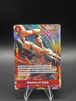 Monkey D. Garp Alt Art OP13-016 - One Piece English Card-Carrying on His Will - Image 1